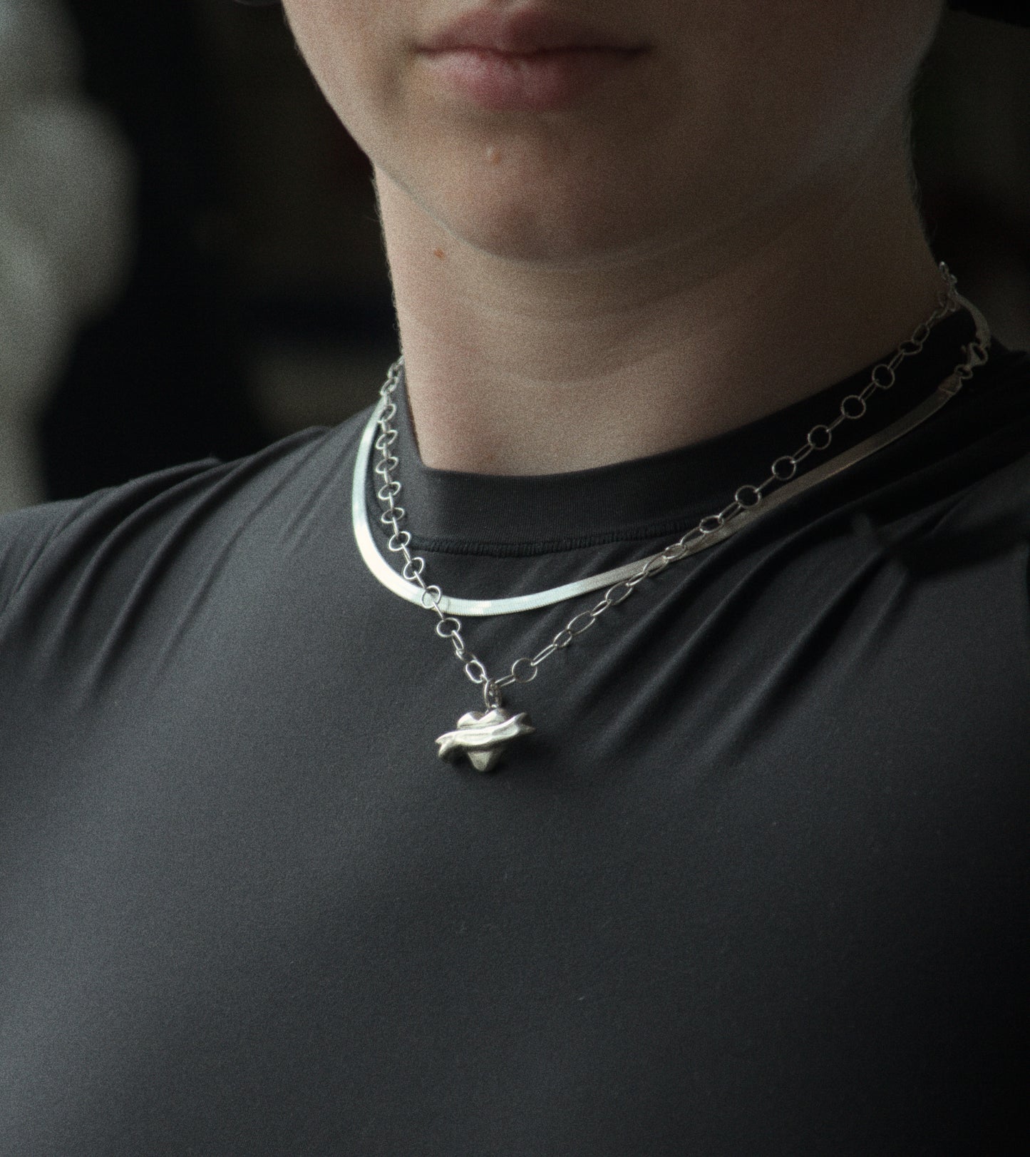 lovers pendant in 925 silver