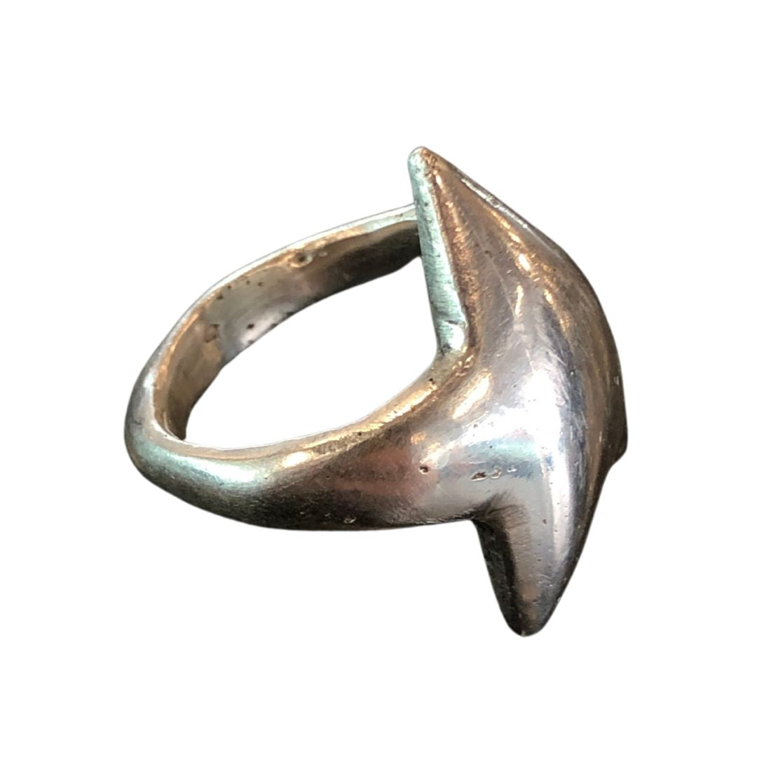 small star ring - tin