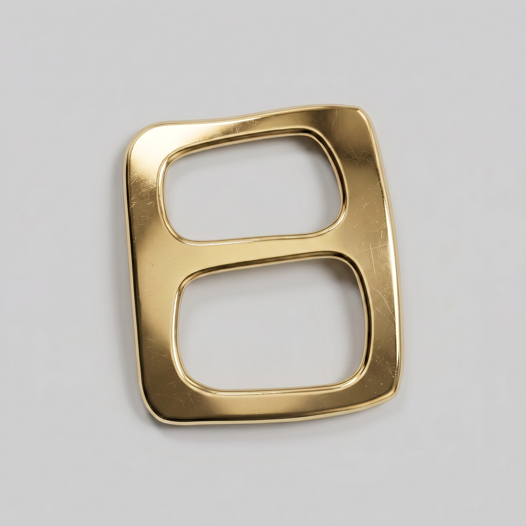 The scarf buckle with engraving