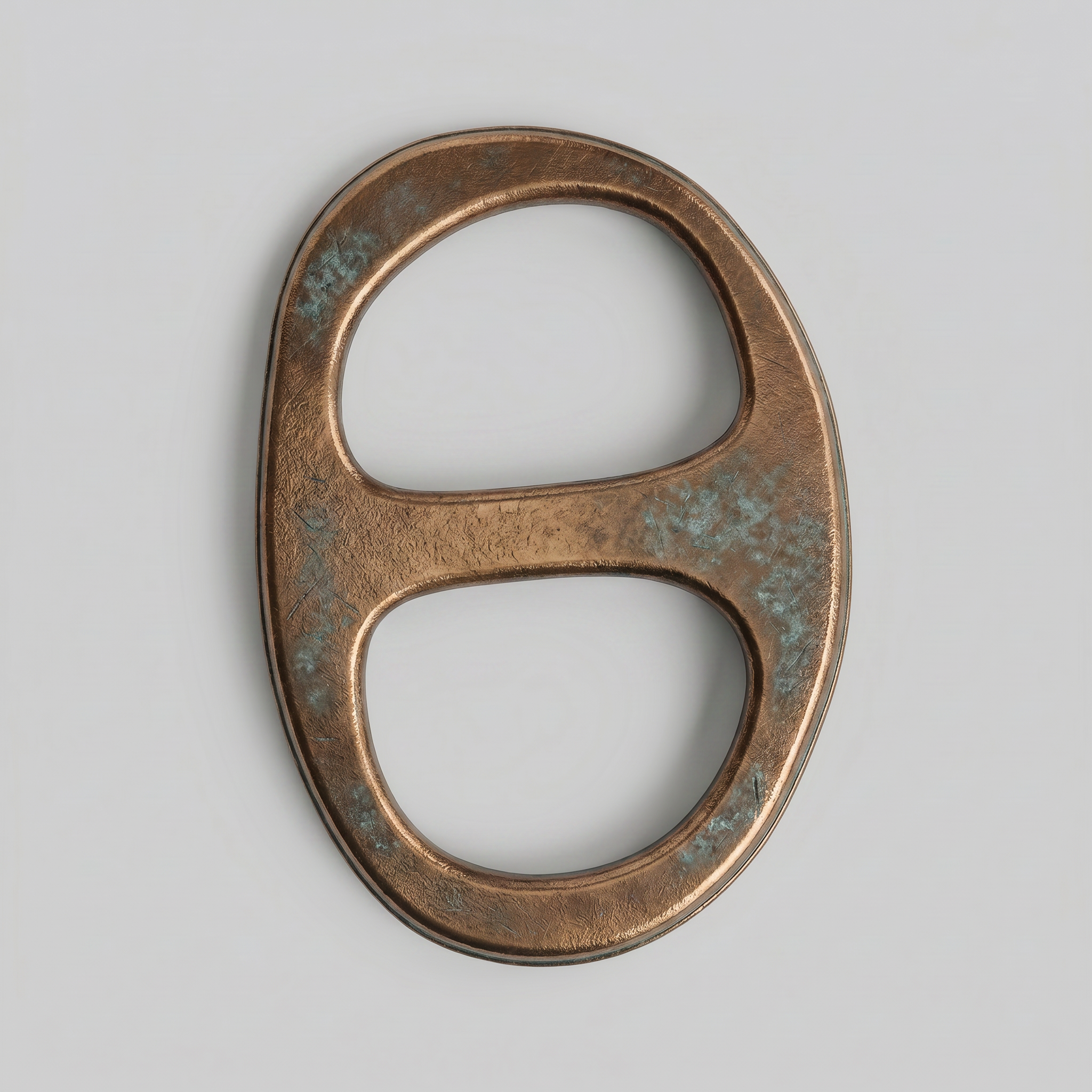 The scarf buckle with engraving