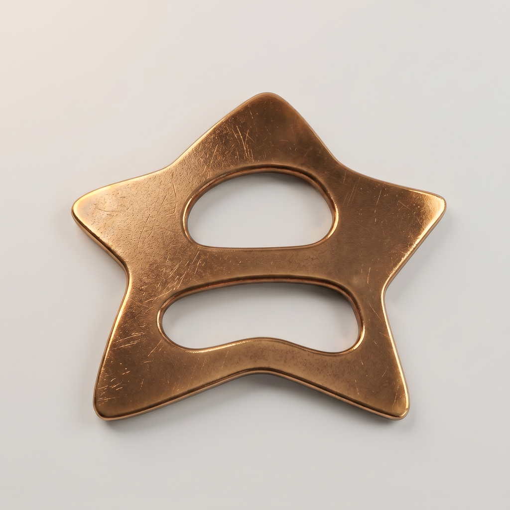 The scarf buckle with engraving