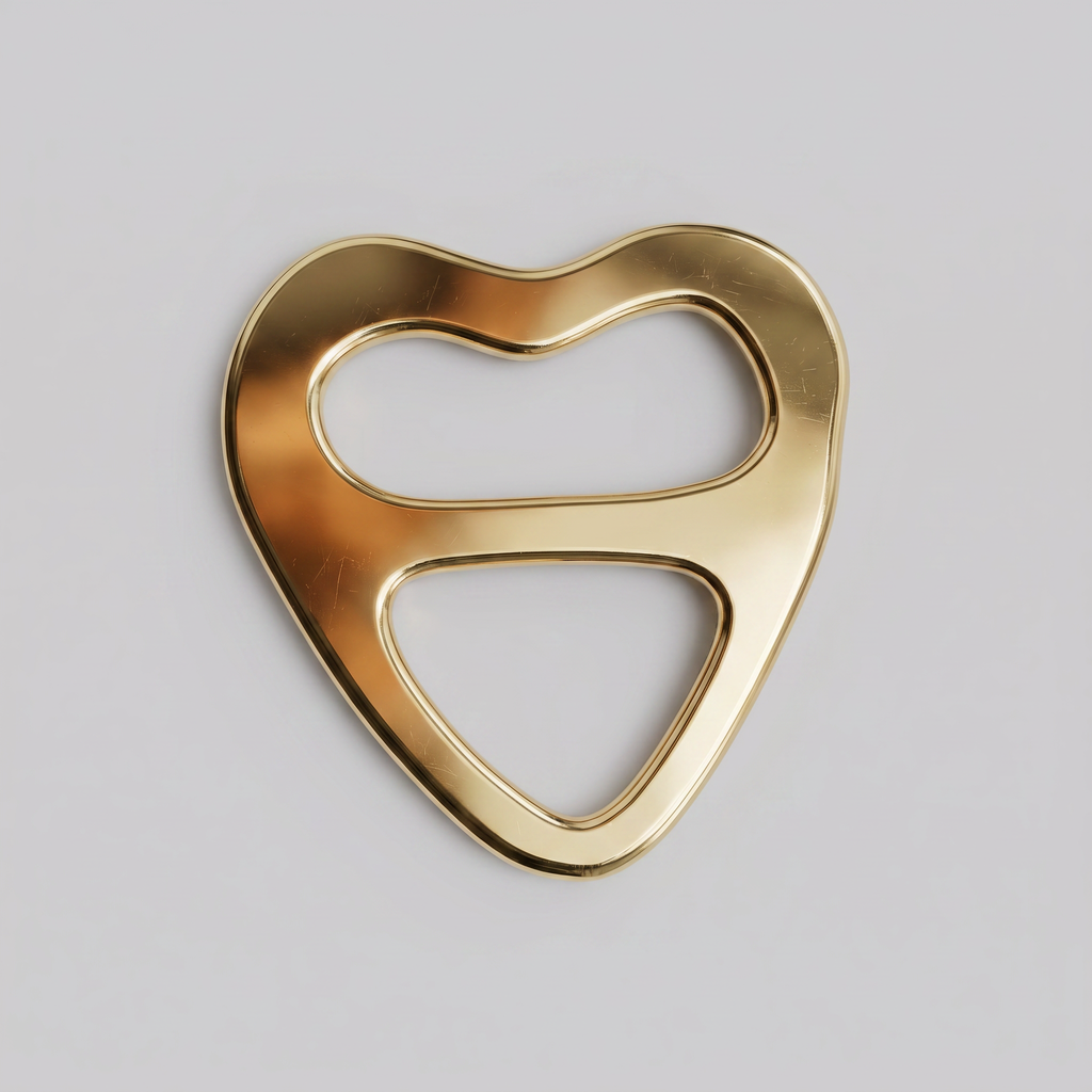 The scarf buckle with engraving