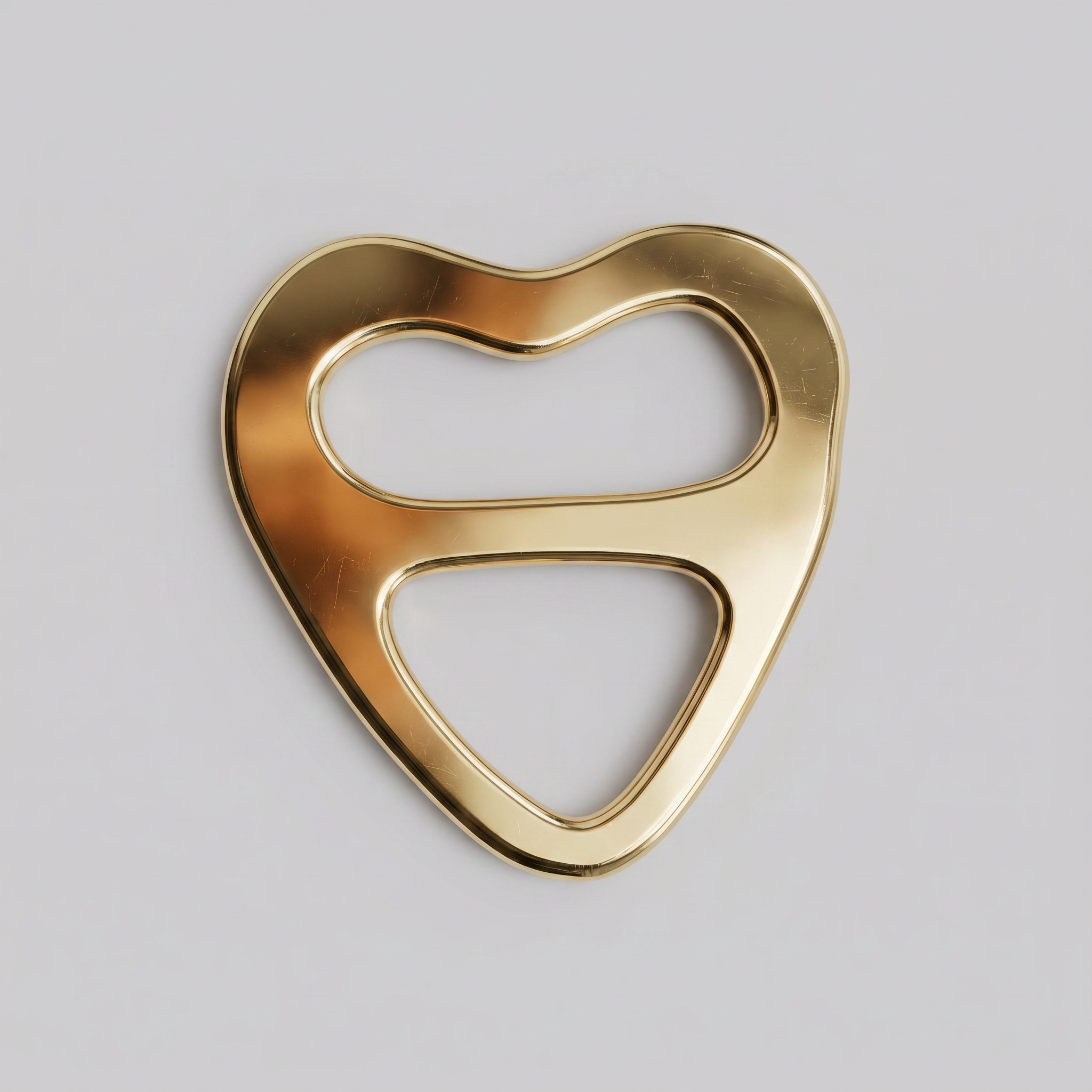 The scarf buckle with engraving