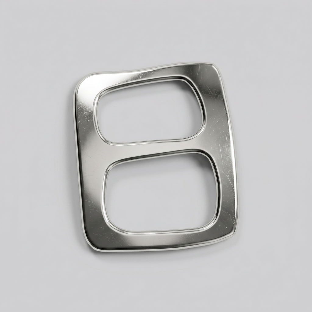 The scarf buckle with engraving