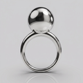 big sphere ring