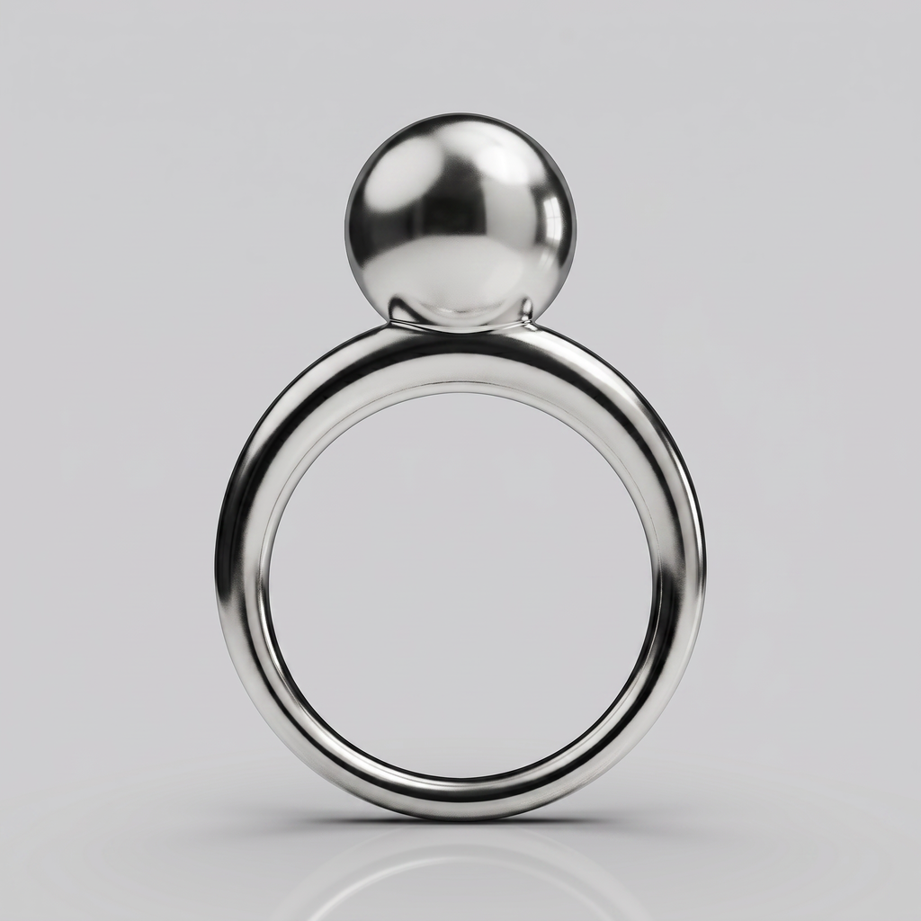 medium sphere ring