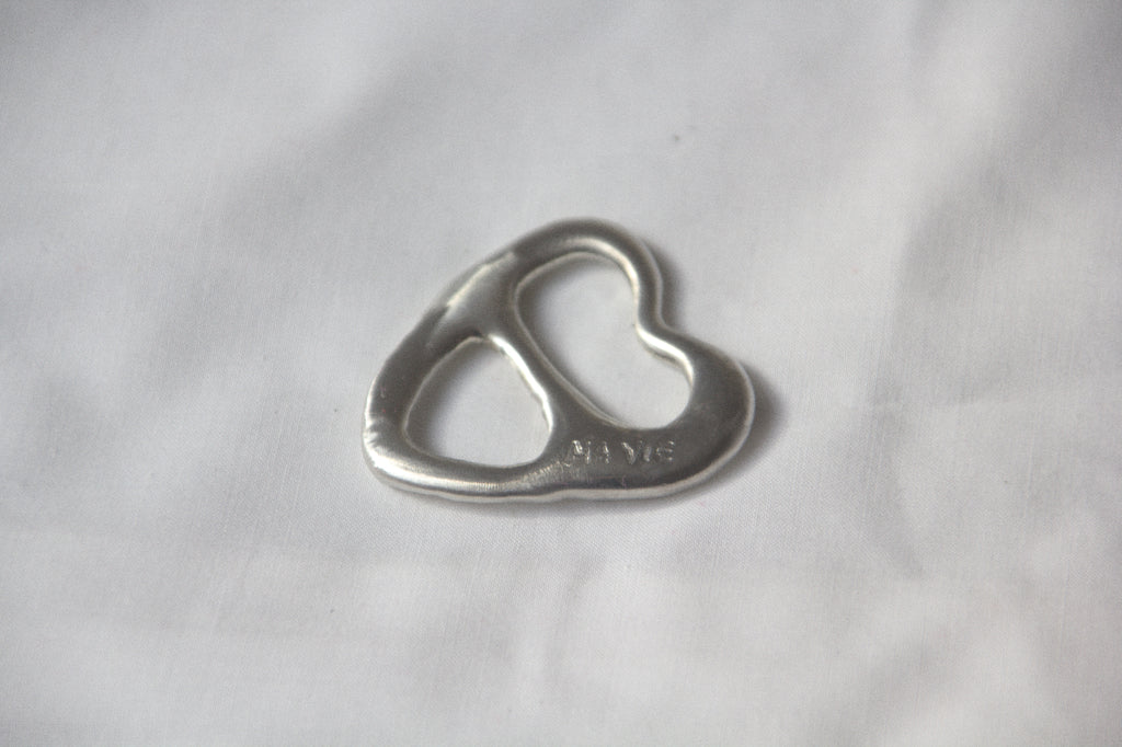The scarf buckle with engraving