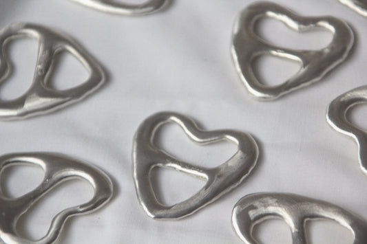 The scarf buckle with engraving