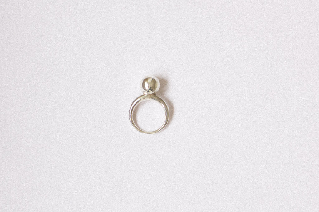 medium sphere ring