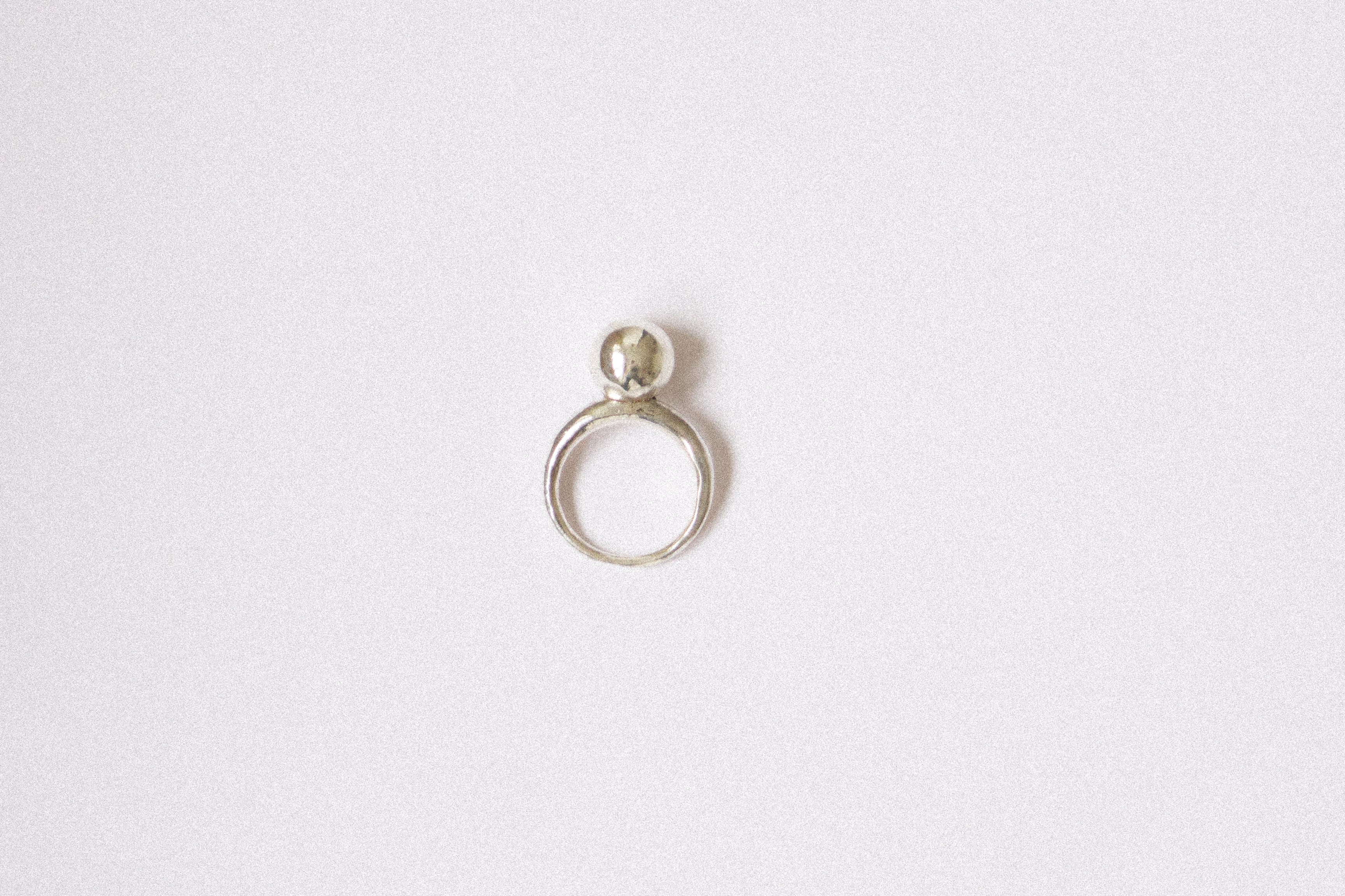 medium sphere ring