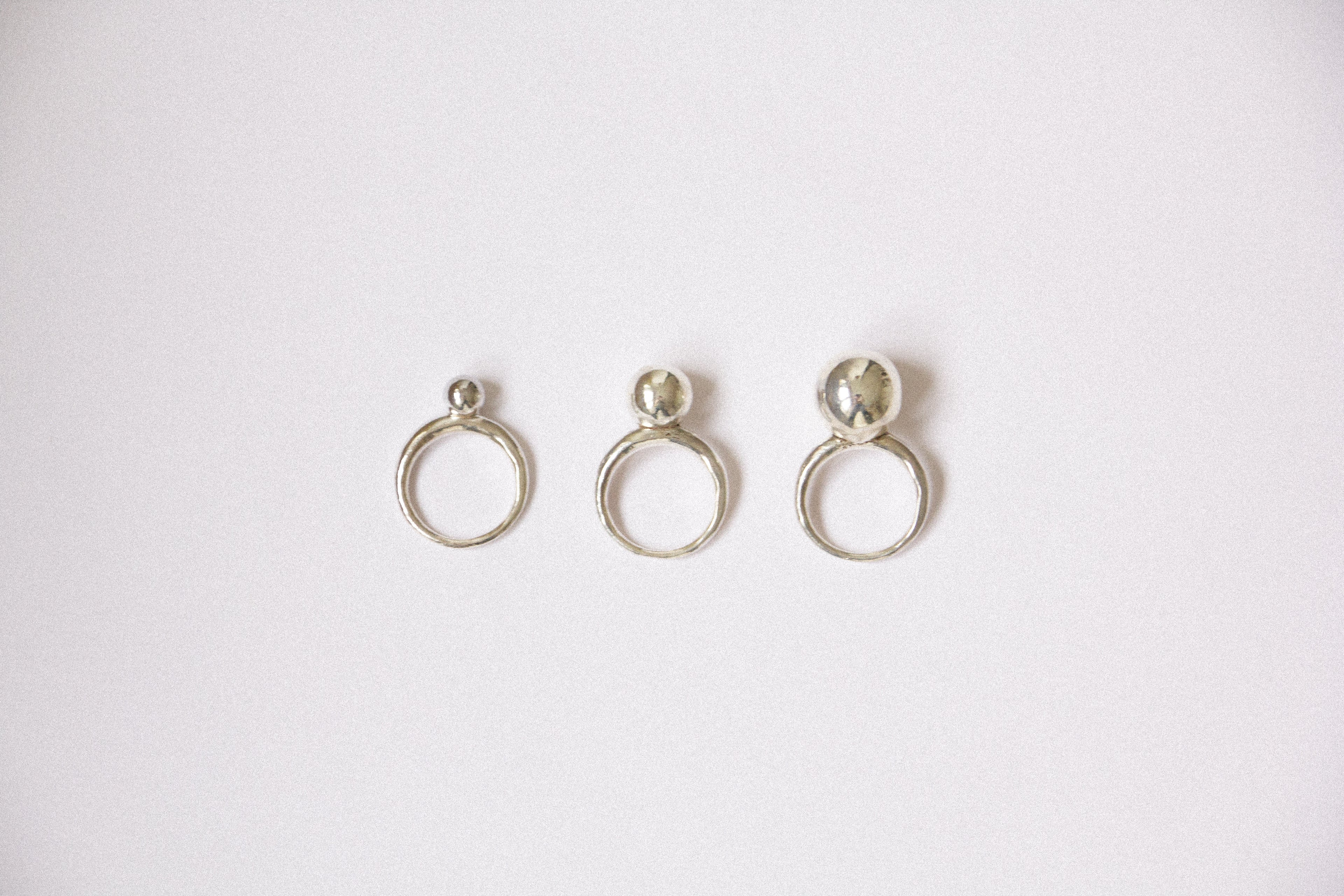 medium sphere ring