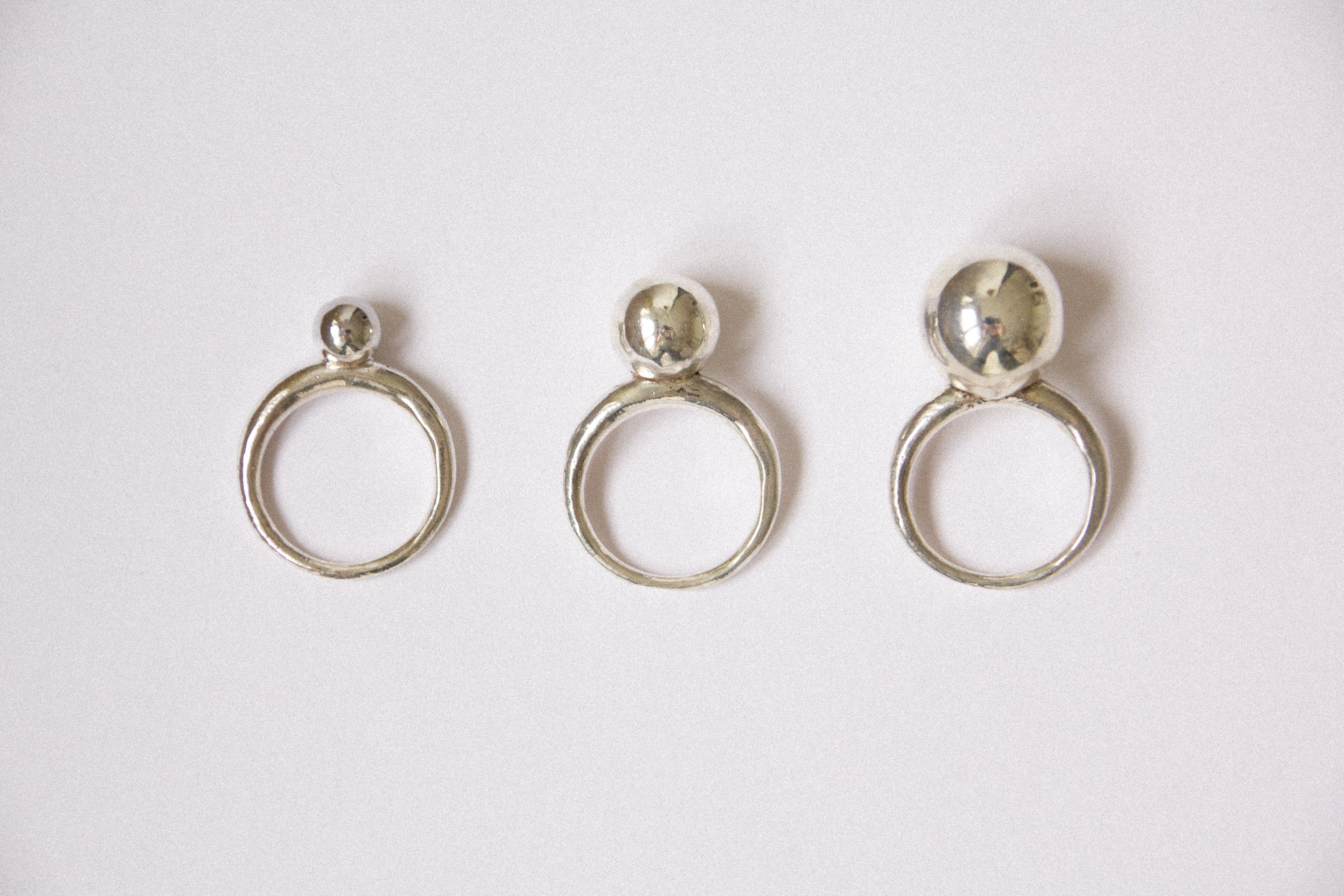 small sphere ring