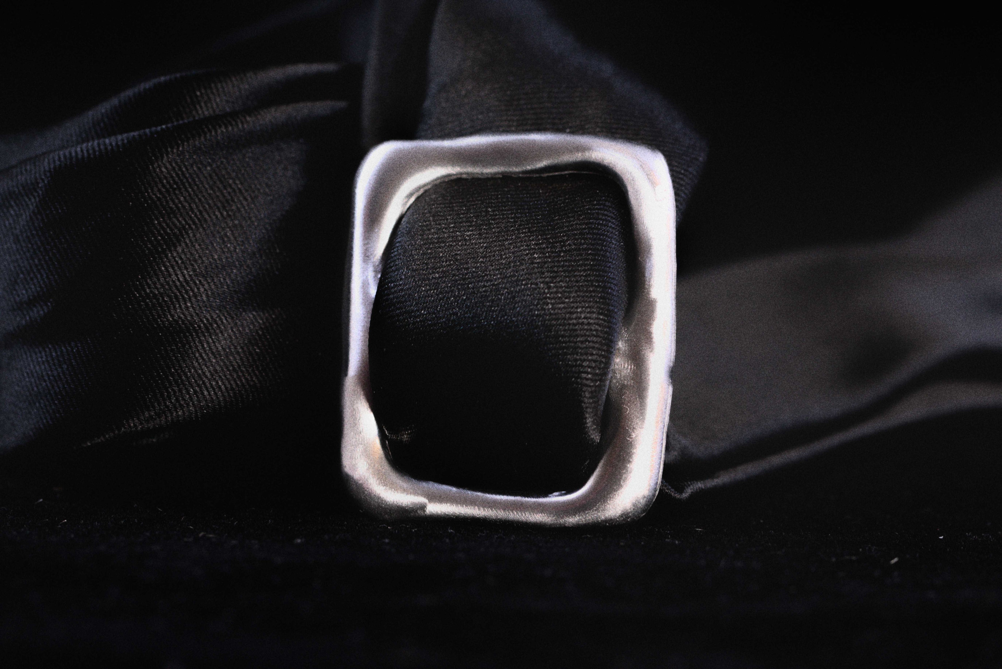 The scarf buckle with engraving