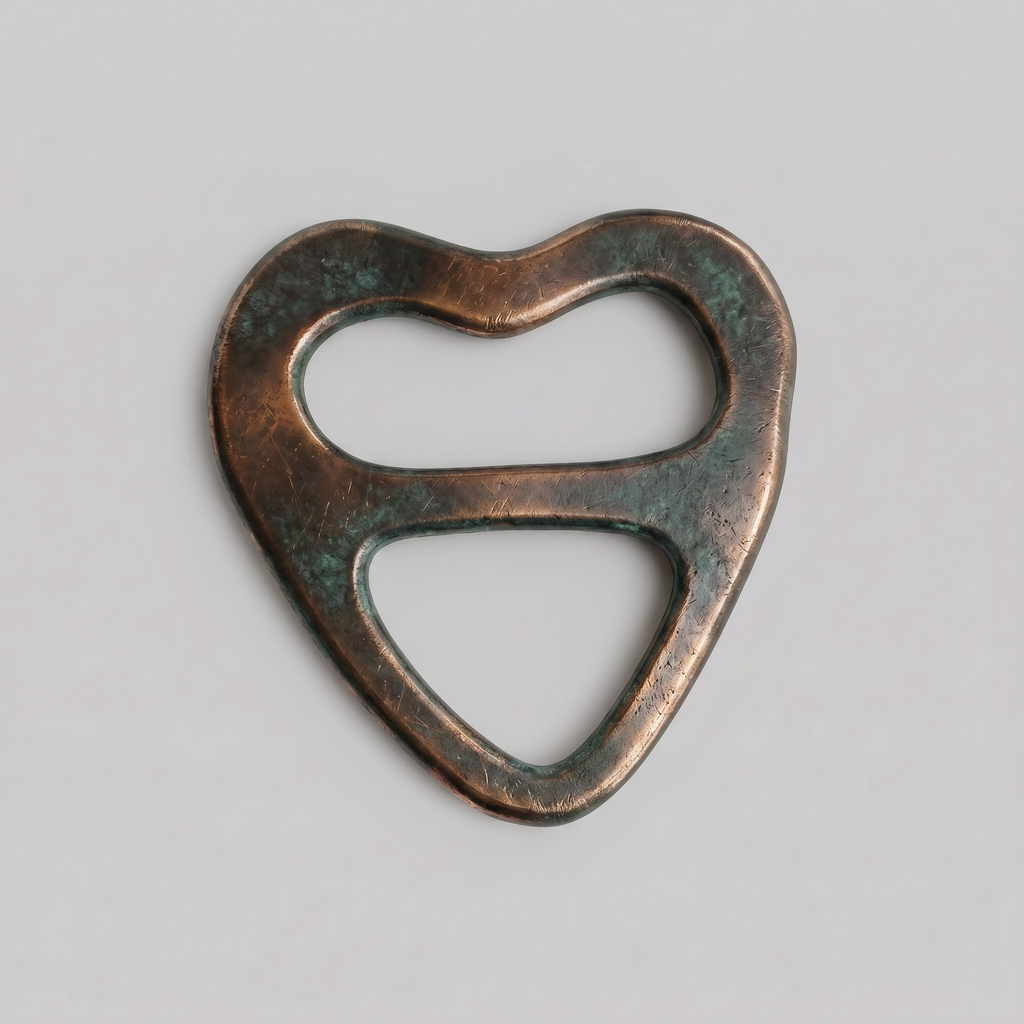 The scarf buckle with engraving