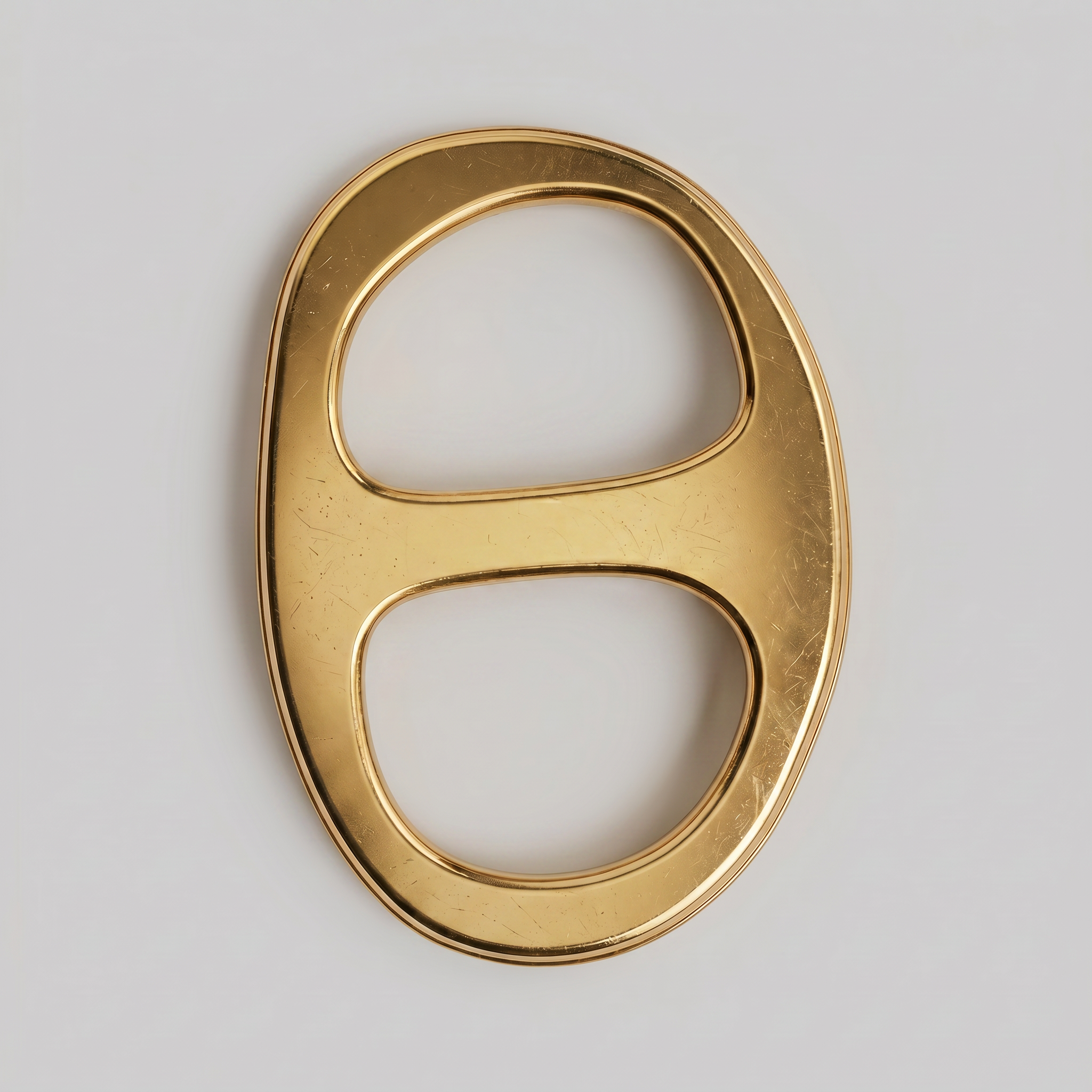 The scarf buckle with engraving